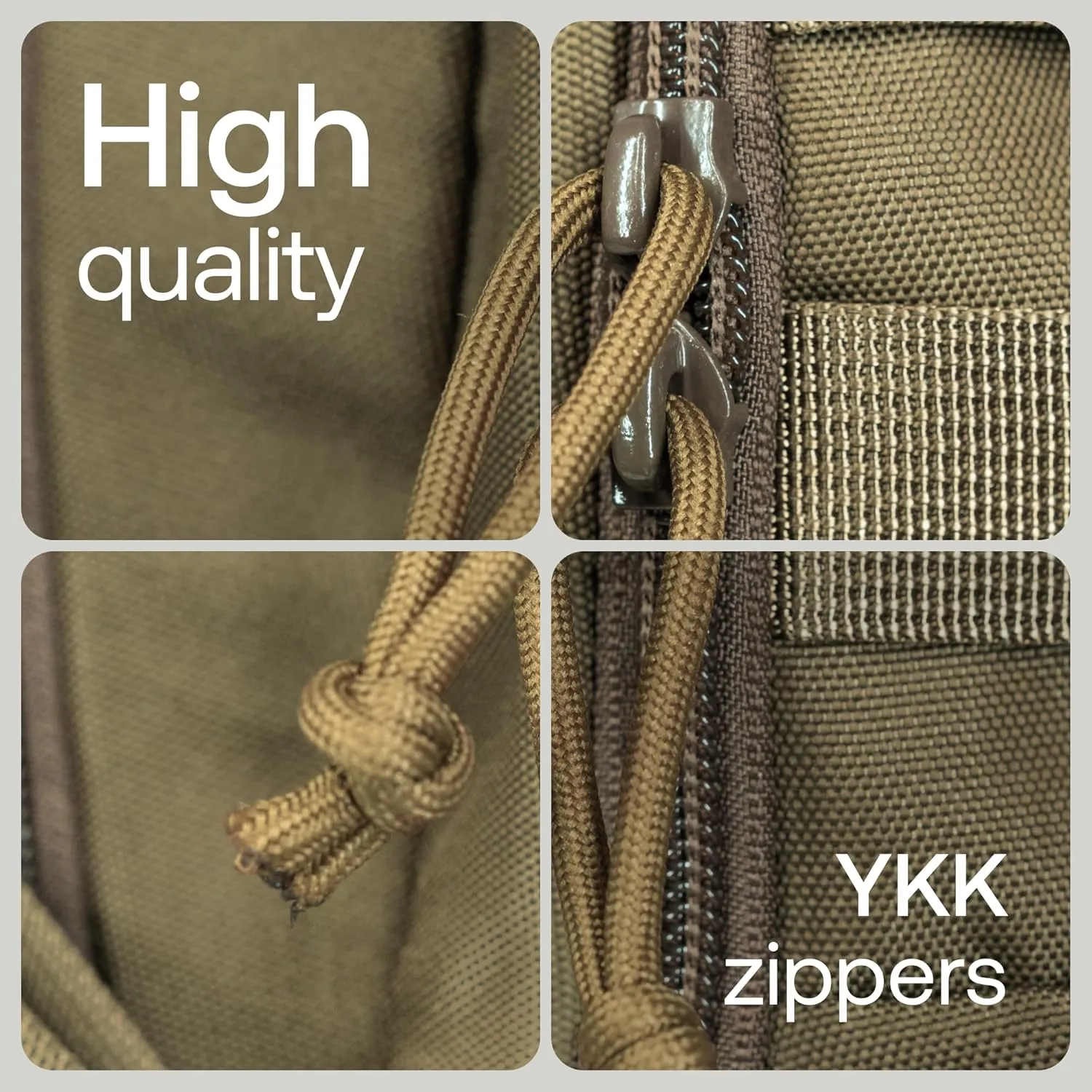 Huntex 40L Tactical Backpack for Men and Women in Khaki - Military Style for Hunting, Hiking & Travel Combat Backpack - Outdoor Tactical Backpacks & Sport Mochila Tactica