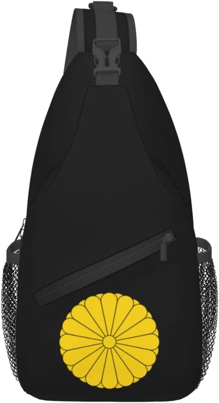 Imperial Seal of Japan Crossbody Bags For Women Men Chest Backpack Gym Shoulder Bag Travel Outdoor Sports Casual Crossbody Bags