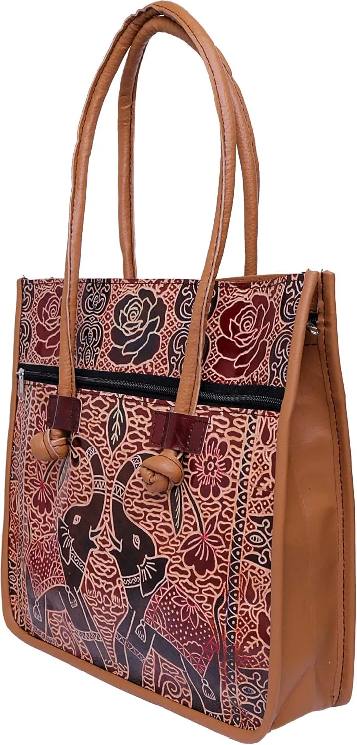 Indian Handmade Leather Ethnic Vintage Tribal Shoulder Bag Purse