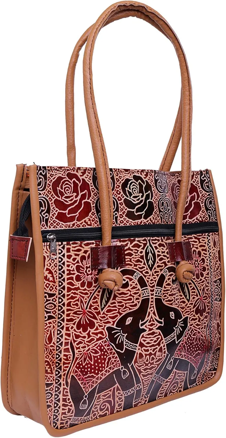 Indian Handmade Leather Ethnic Vintage Tribal Shoulder Bag Purse