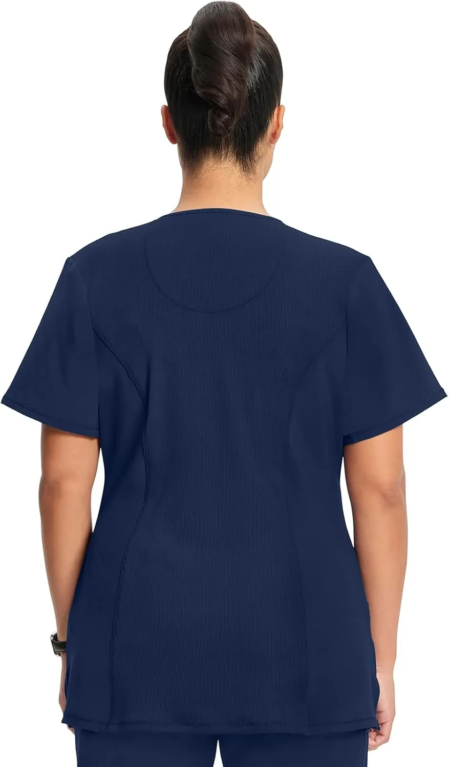 Infinity by Cherokee Round Neck scrub tops women with 3 Pockets & 360° Stretch - 2624A