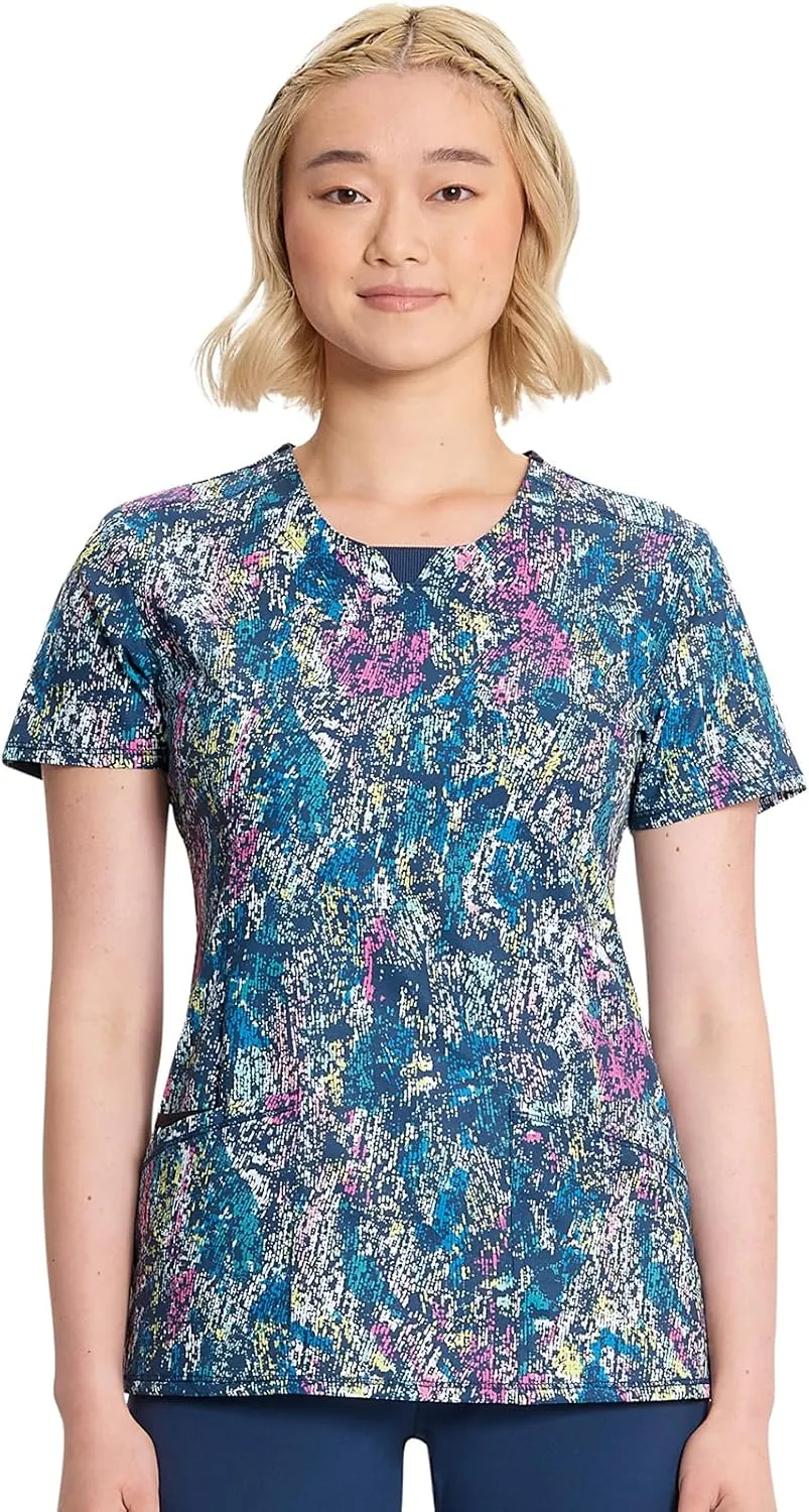 Infinity Cherokee Women Scrubs Top Round Neck CK609