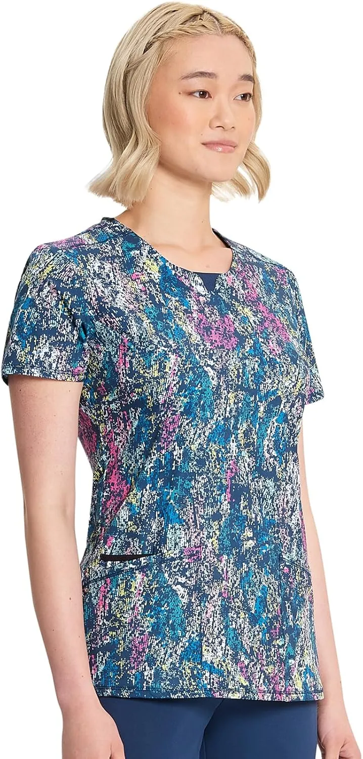 Infinity Cherokee Women Scrubs Top Round Neck CK609