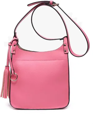 JEN & CO. Lucinda Square Crossbody Bags for Women Vegan Leather Purses Adjustable Strap Shoulder Handbags with Tassel