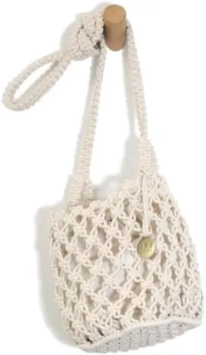 Joy Susan Women's Fashion Purse Fay Macrame Crossbody Hand Bag