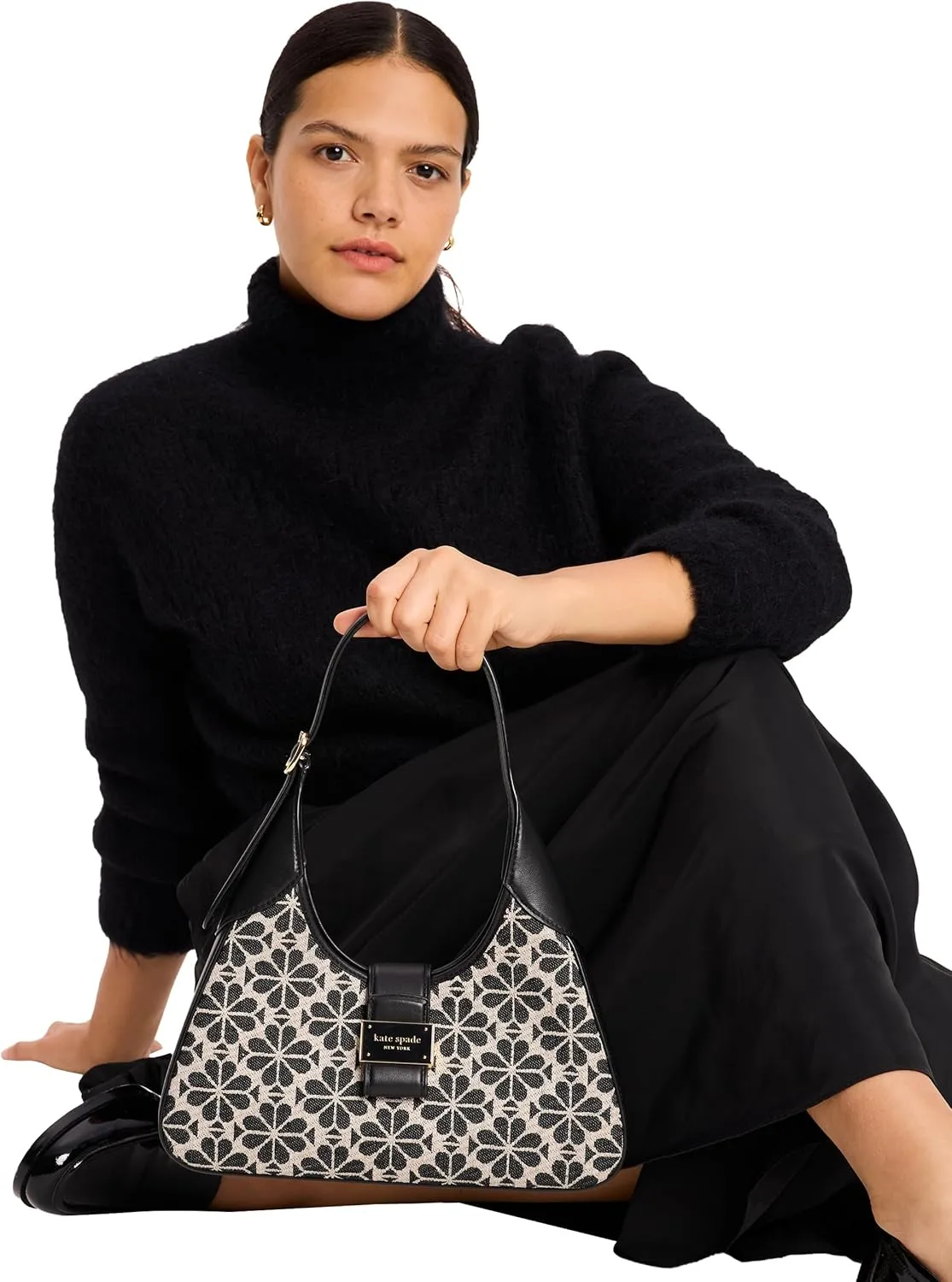 kate spade new york Women's Spade Flower Jacquard Nouveau Shoulder