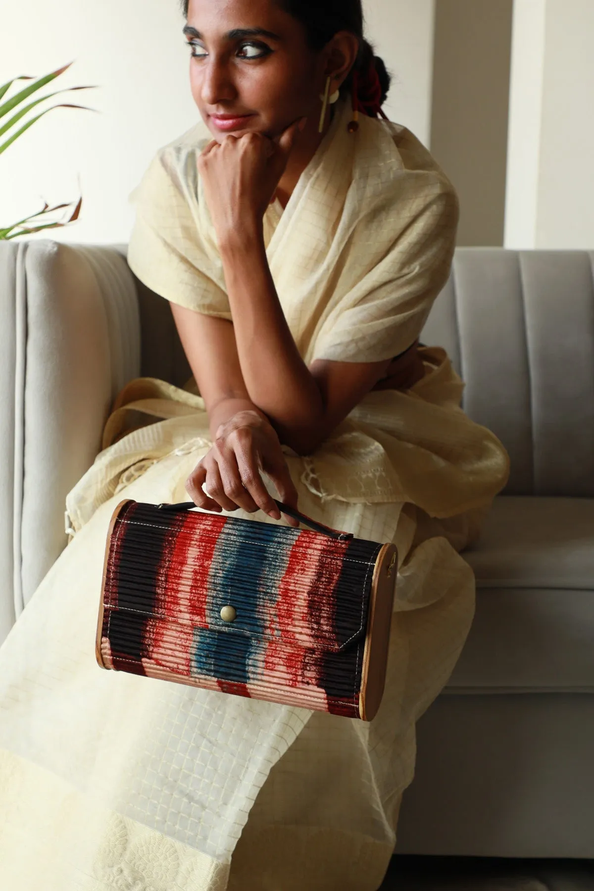 Kinu Upcycled Capsule Clutch