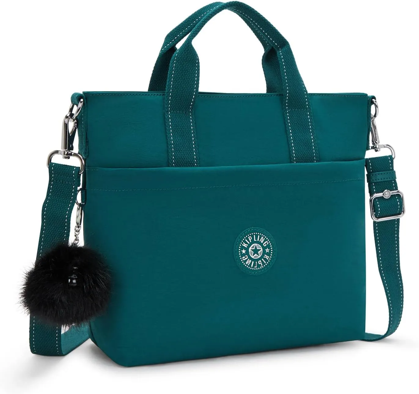 Kipling Zamora Metallic Tote Bag