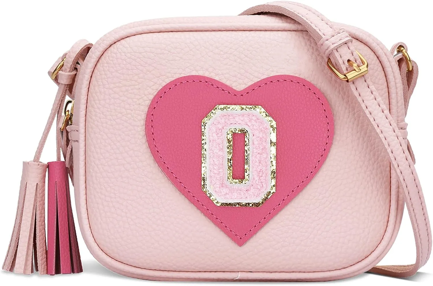 KKXIU 2 3 4 5 6 7 8 9 10 Year Old Girl Gift Kids Purse Toddler Wallet Crossbody Bag with Tassel