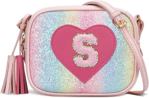 KKXIU 2 3 4 5 6 7 8 9 10 Year Old Girl Gift Kids Purse Toddler Wallet Crossbody Bag with Tassel