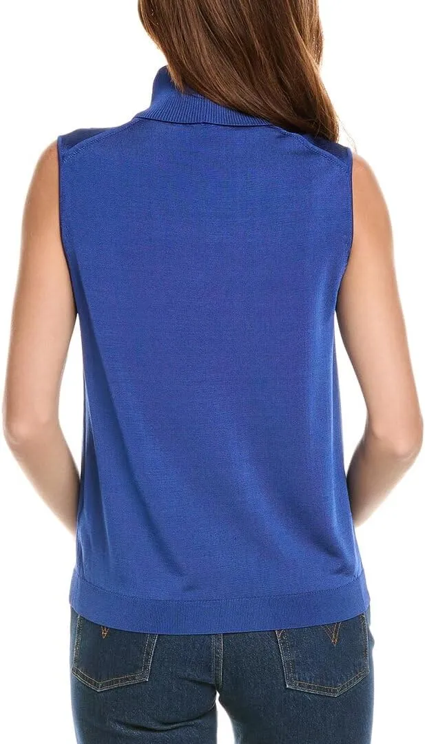Lafayette 148 New York Sleeveless Turtleneck Shell