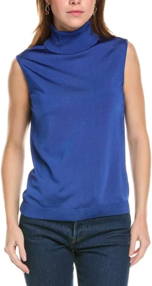 Lafayette 148 New York Sleeveless Turtleneck Shell