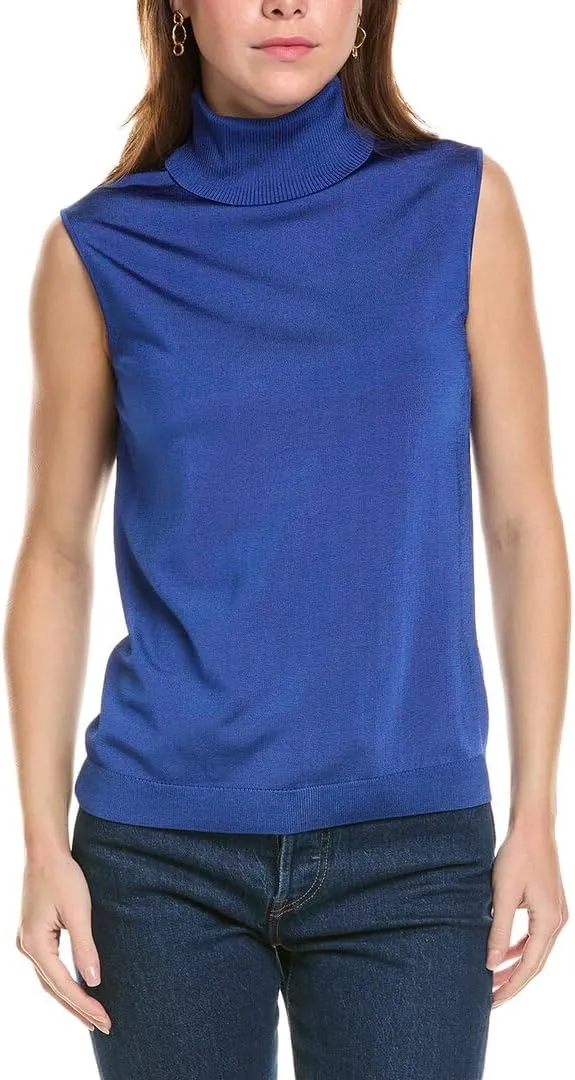 Lafayette 148 New York Sleeveless Turtleneck Shell