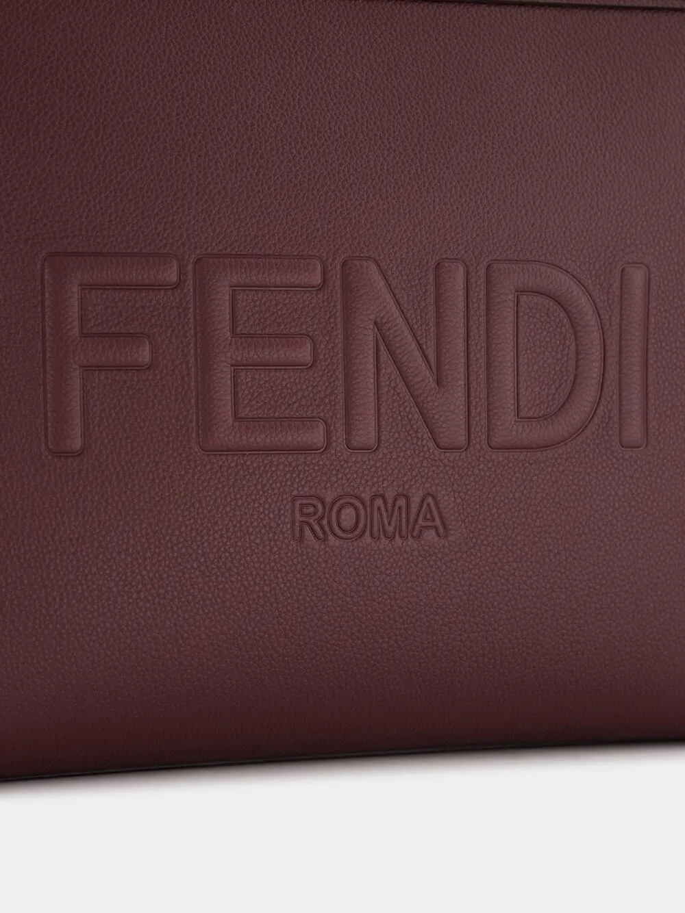 Leather Medium Burgundy Sunshine Shopper