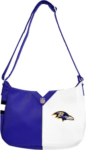 Littlearth NFL Pebble Split Hobo Bag, 14 x 4 x 10.5
