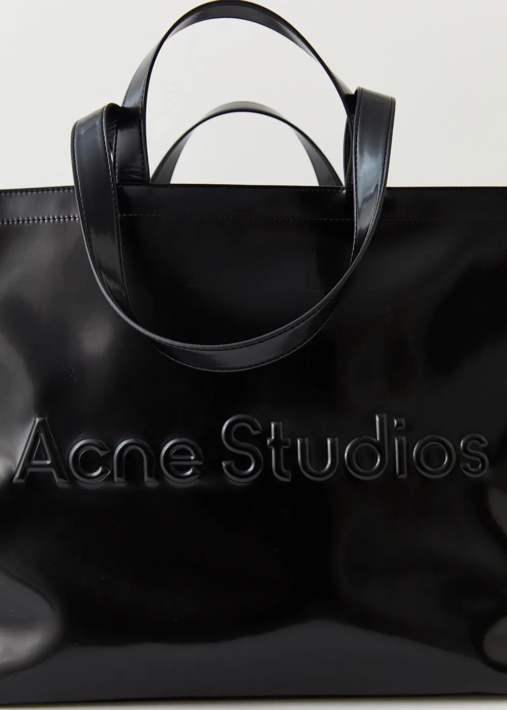 Logo Shopped East West Tote Bag