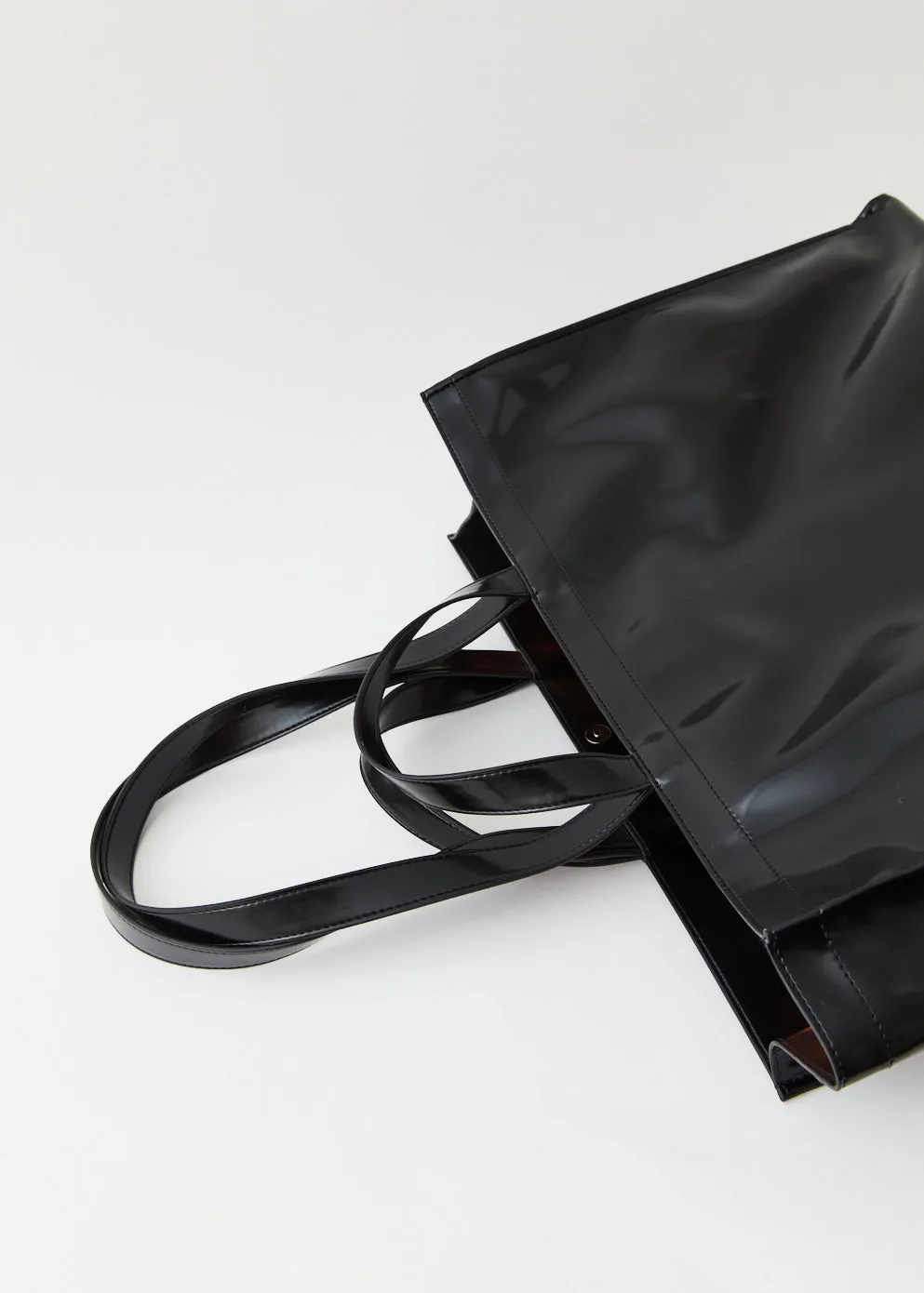 Logo Shopped East West Tote Bag