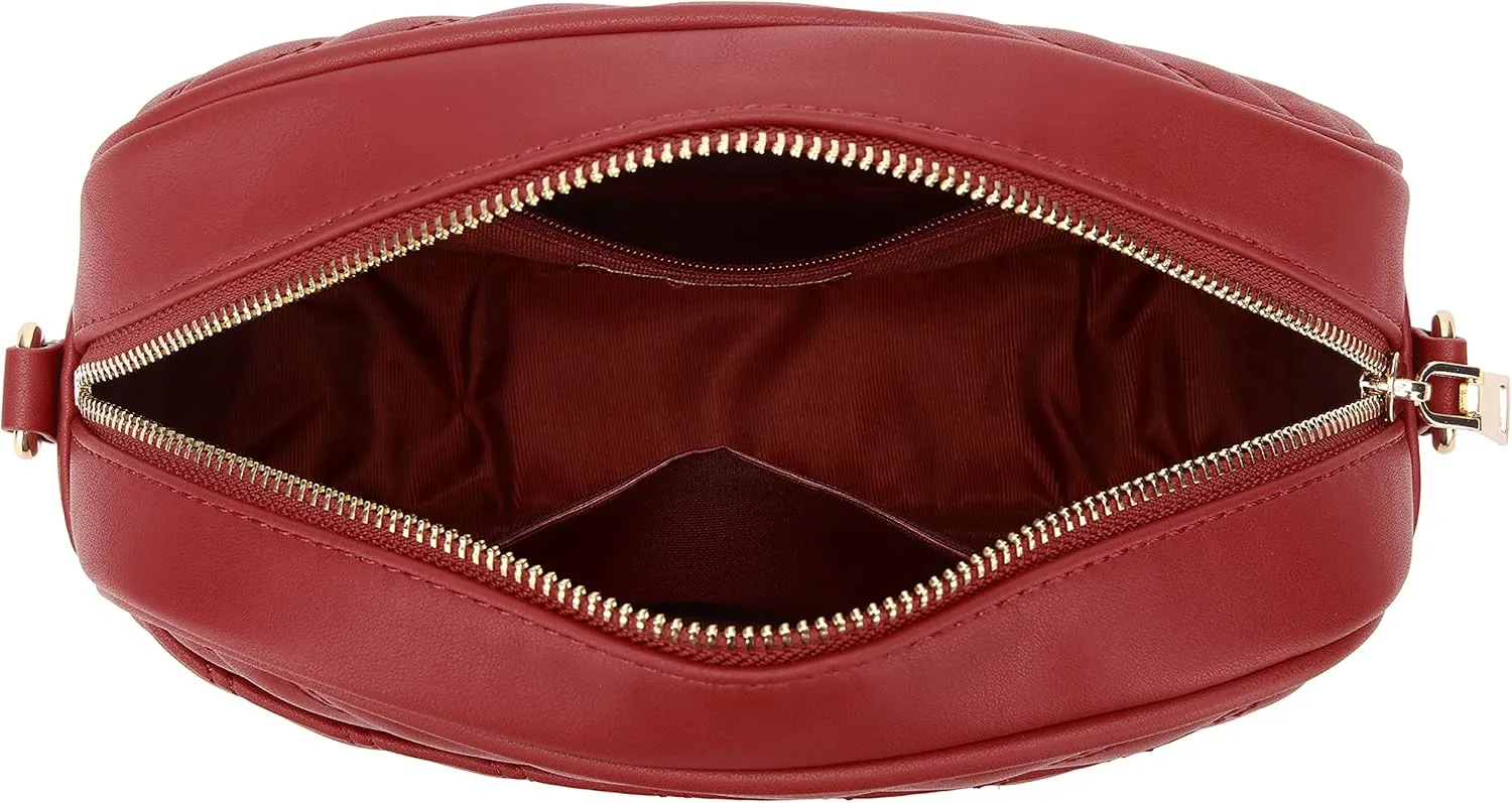 lola mae Quilted Crossbody Bag, Medium Lightweight Shoulder Purse Top Zipper Tassel Accent