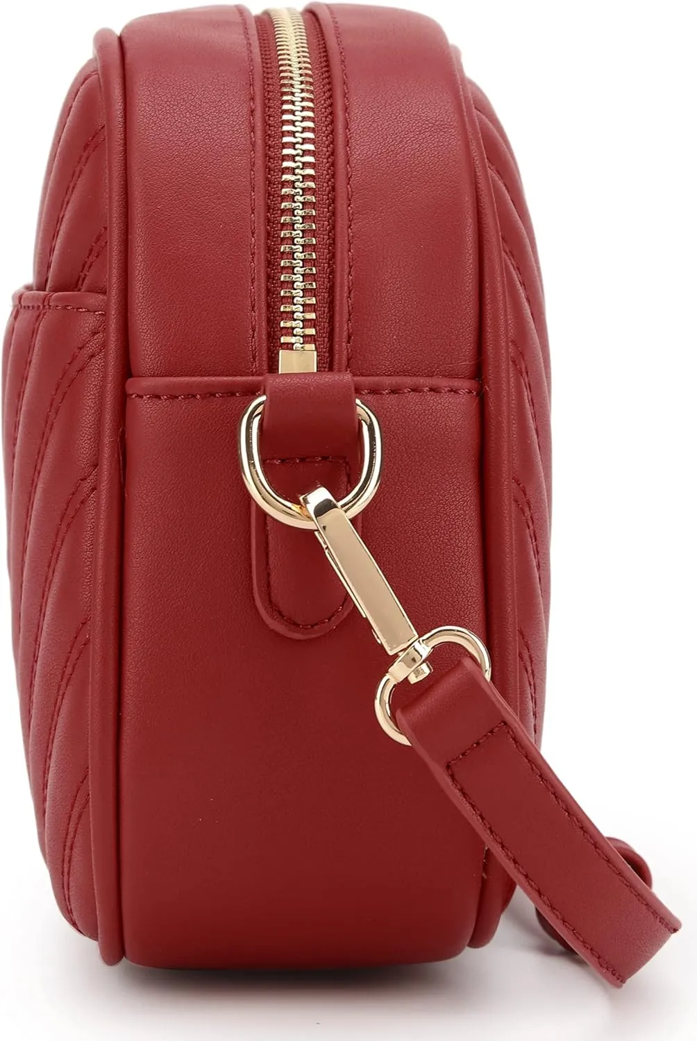 lola mae Quilted Crossbody Bag, Medium Lightweight Shoulder Purse Top Zipper Tassel Accent