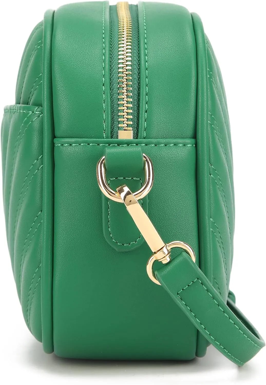 lola mae Quilted Crossbody Bag, Medium Lightweight Shoulder Purse Top Zipper Tassel Accent