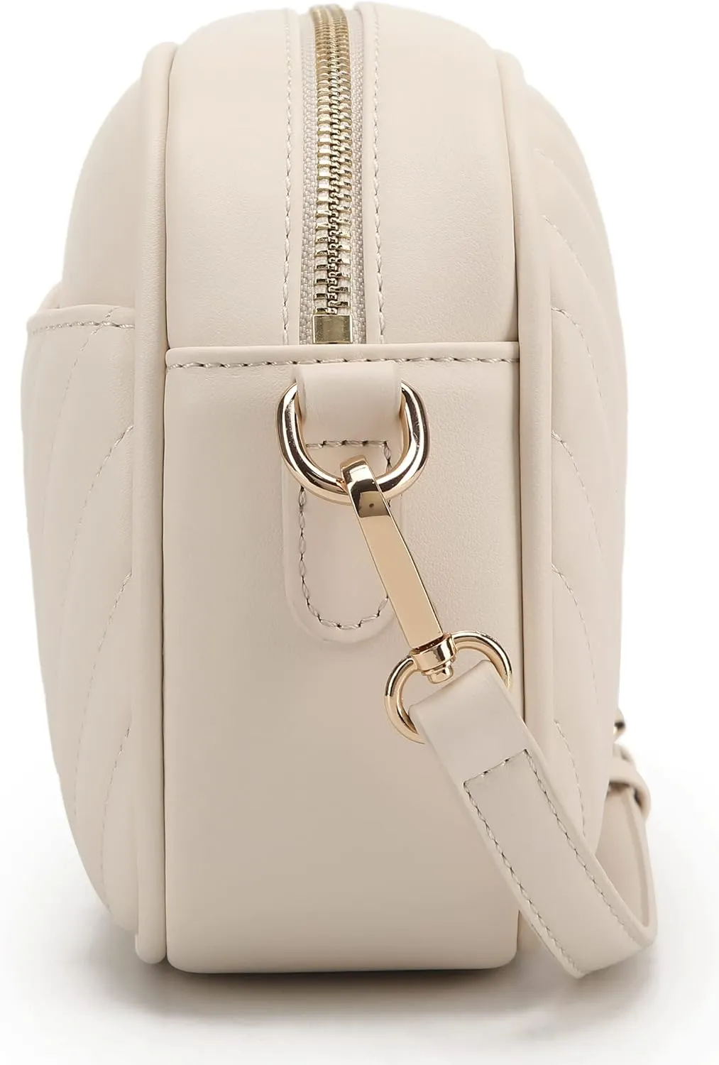 lola mae Quilted Crossbody Bag, Medium Lightweight Shoulder Purse Top Zipper Tassel Accent