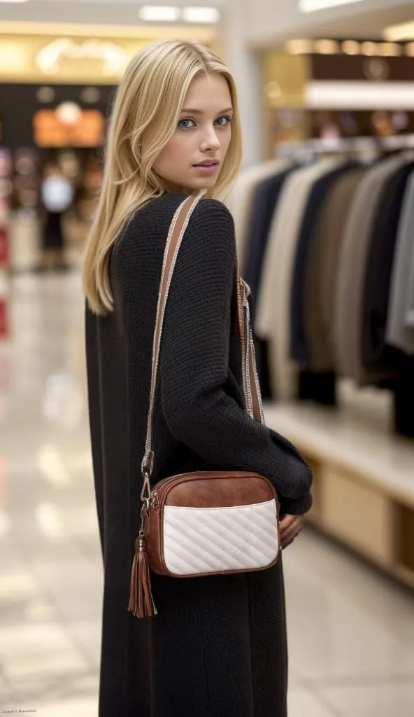 lola mae Quilted Crossbody Bag, Trendy Design Shoulder Purse