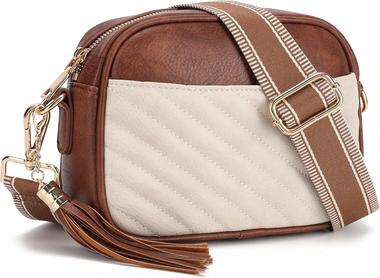 lola mae Quilted Crossbody Bag, Trendy Design Shoulder Purse