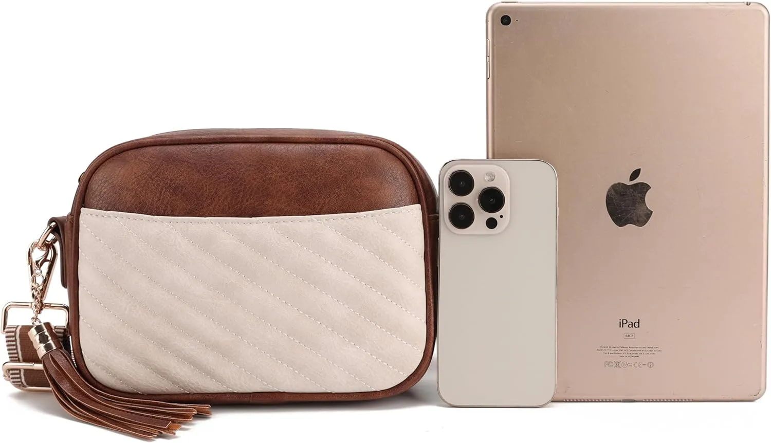 lola mae Quilted Crossbody Bag, Trendy Design Shoulder Purse