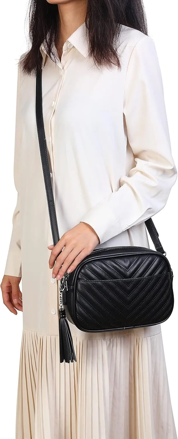 lola mae Quilted Crossbody Bag, Trendy Design Shoulder Purse