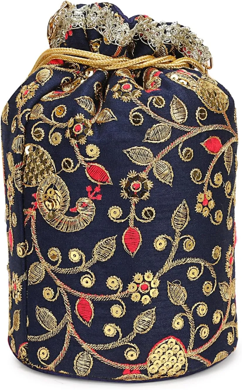 LONGING TO BUY Women Ethnic Potli Bags For Wedding & Party Function