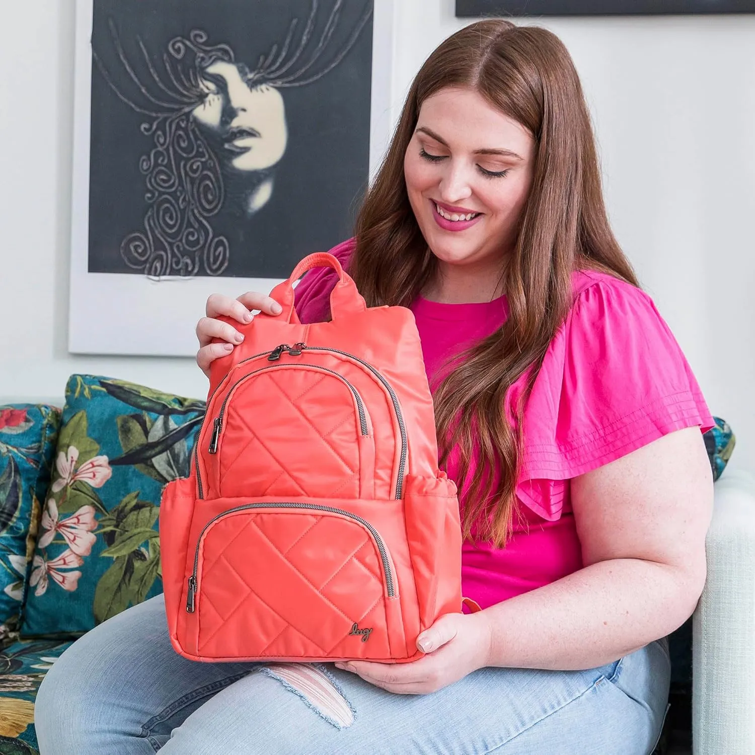 Lug Hatchback SE Backpack, METALLIC PEARL