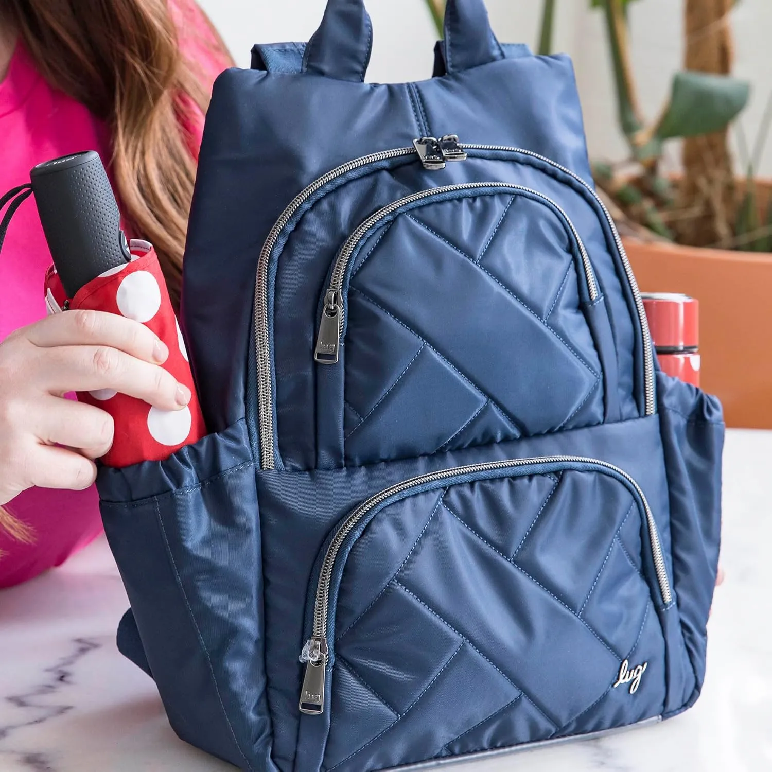 Lug Hatchback SE Backpack, METALLIC PEARL