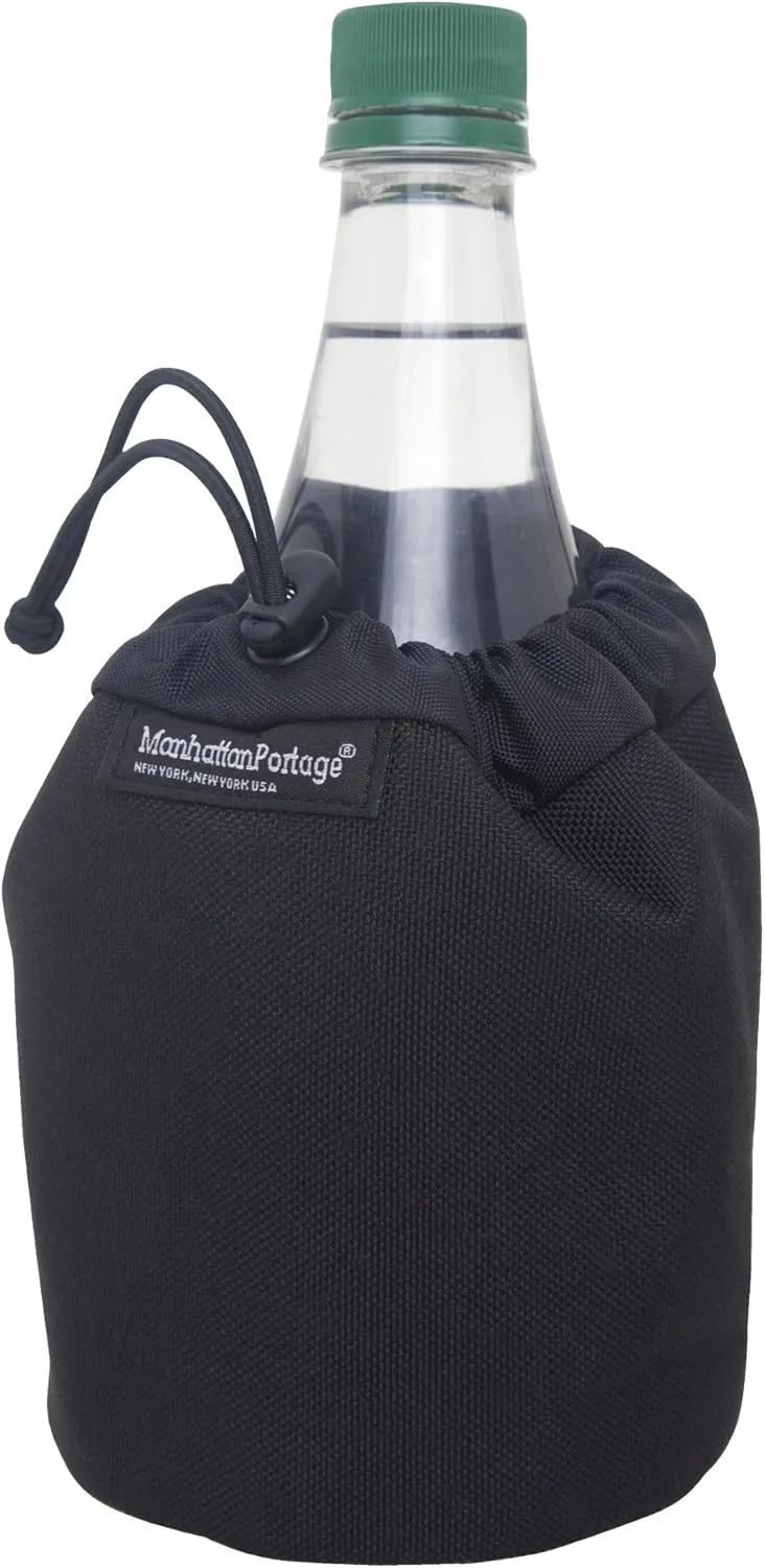 Manhattan Portage Trek Drawstring Pouch – Everyday Carry Lightweight & Durable Travel Pouch (Black)