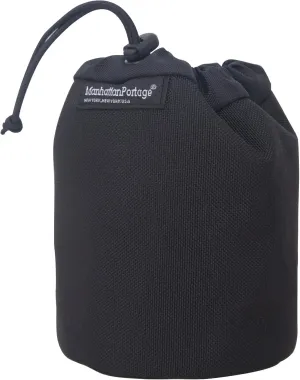 Manhattan Portage Trek Drawstring Pouch – Everyday Carry Lightweight & Durable Travel Pouch (Black)