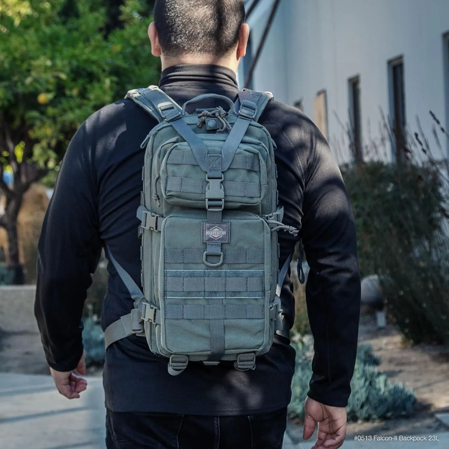 MAXPEDITION Falcon-II Backpack, 23L Tactical Backpack, Survival Pack, Bug Out Bag, MOLLE Go Bag for EDC, 0513
