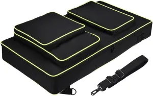 Meijunter DJ Controller Case Compatible with Pioneer DJ DDJ-FLX10/DDJ-1000/DDJ-1000SRT/AlphaTheta DDJ-GRV6 Portable DJ Controller Storage Bag with Shoulder Strap