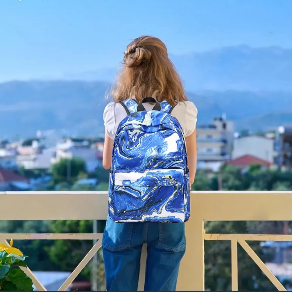 Meisohua School Backpack for Teens Girls Boys Backpack for Elementary Middle School Bookbag for Kids Backpack Lunch Bag Set