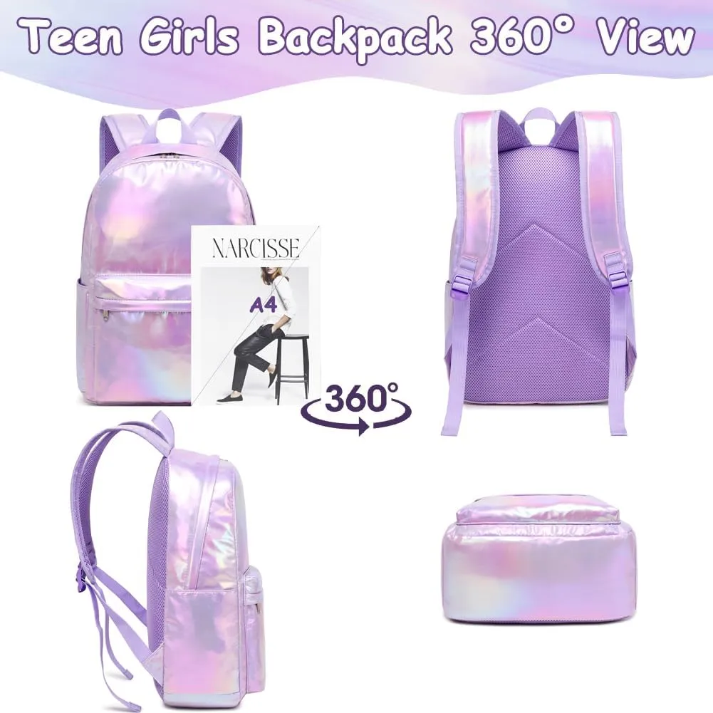 Meisohua School Backpack for Teens Girls Boys Backpack for Elementary Middle School Bookbag for Kids Backpack Lunch Bag Set