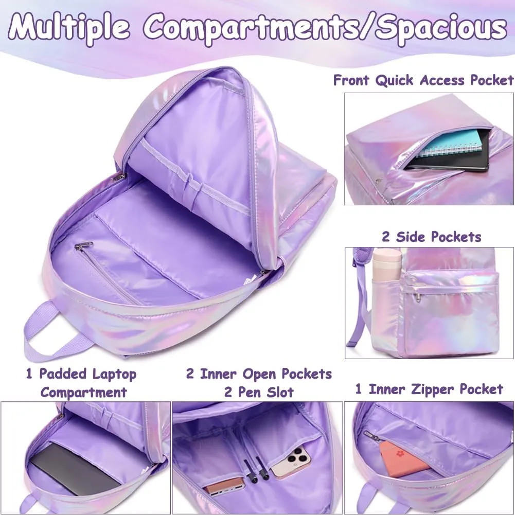 Meisohua School Backpack for Teens Girls Boys Backpack for Elementary Middle School Bookbag for Kids Backpack Lunch Bag Set