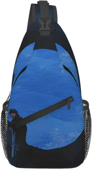 Men's Cross Chest Bag Diagonally (Artificial Intelligence Brain), Crossbody Shoulder Bag Travel Hiking Daypack for Women