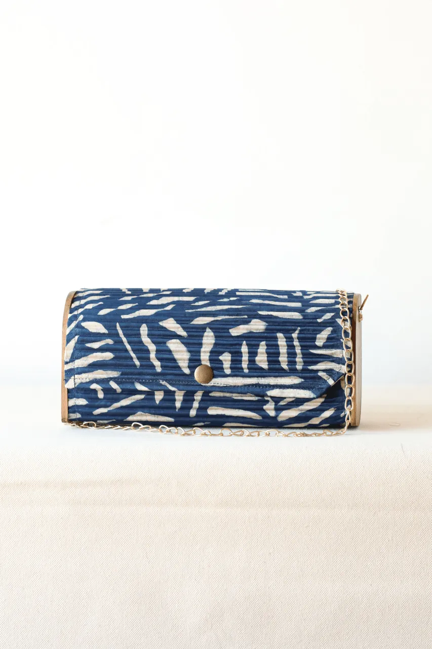 Mini Clutch - Indigo