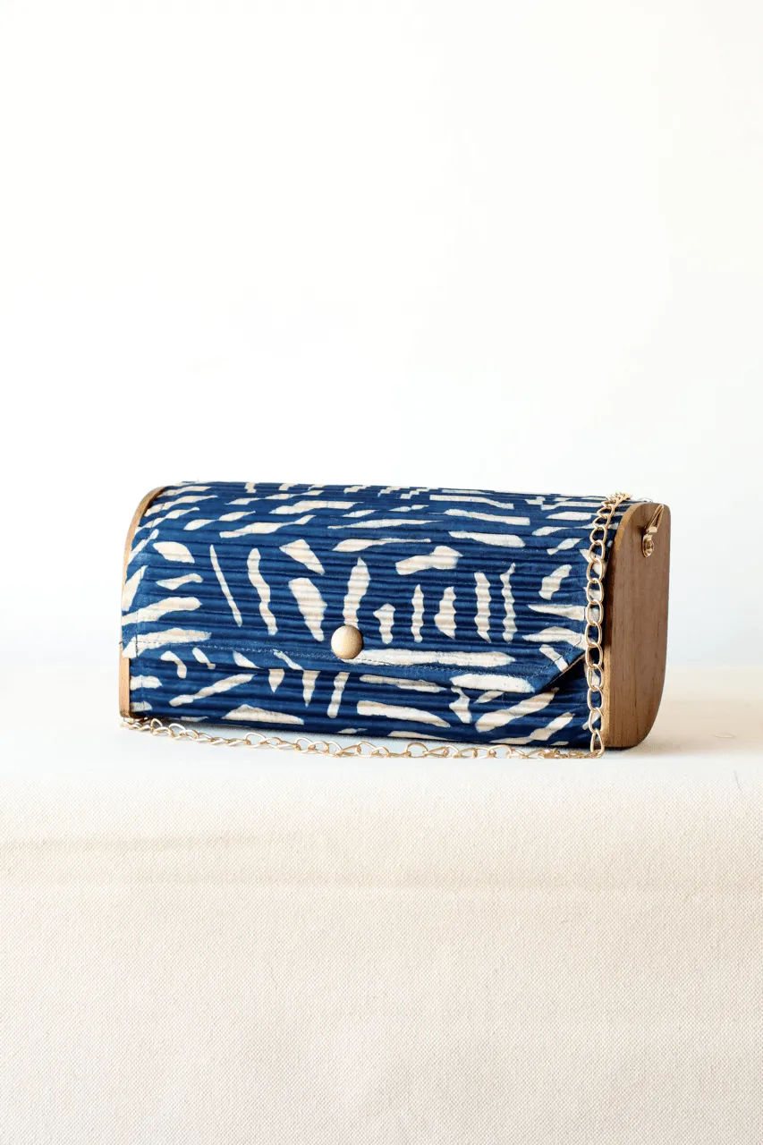 Mini Clutch - Indigo