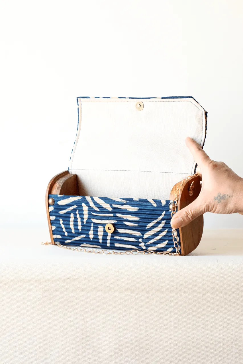 Mini Clutch - Indigo
