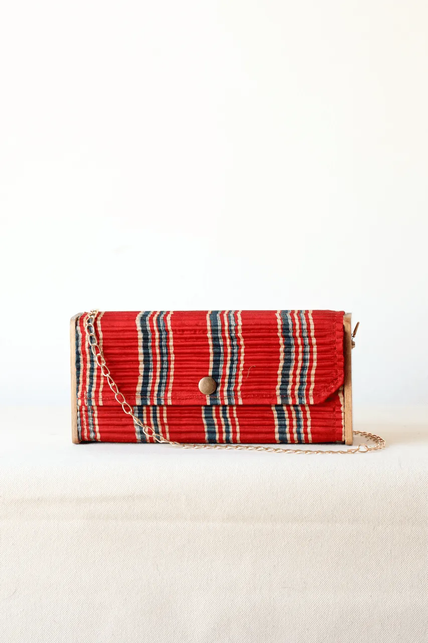Mini Clutch - Red Line