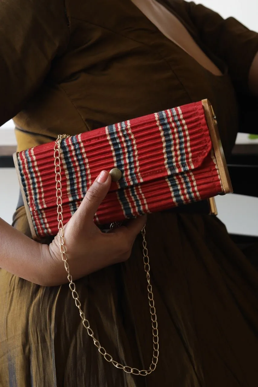 Mini Clutch - Red Line