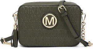 MKP Stylish Lightweight Fashion Crossbody Bag for Women Chic Signature Shoulder Messenger Bag with Tassel Zipper Pocket