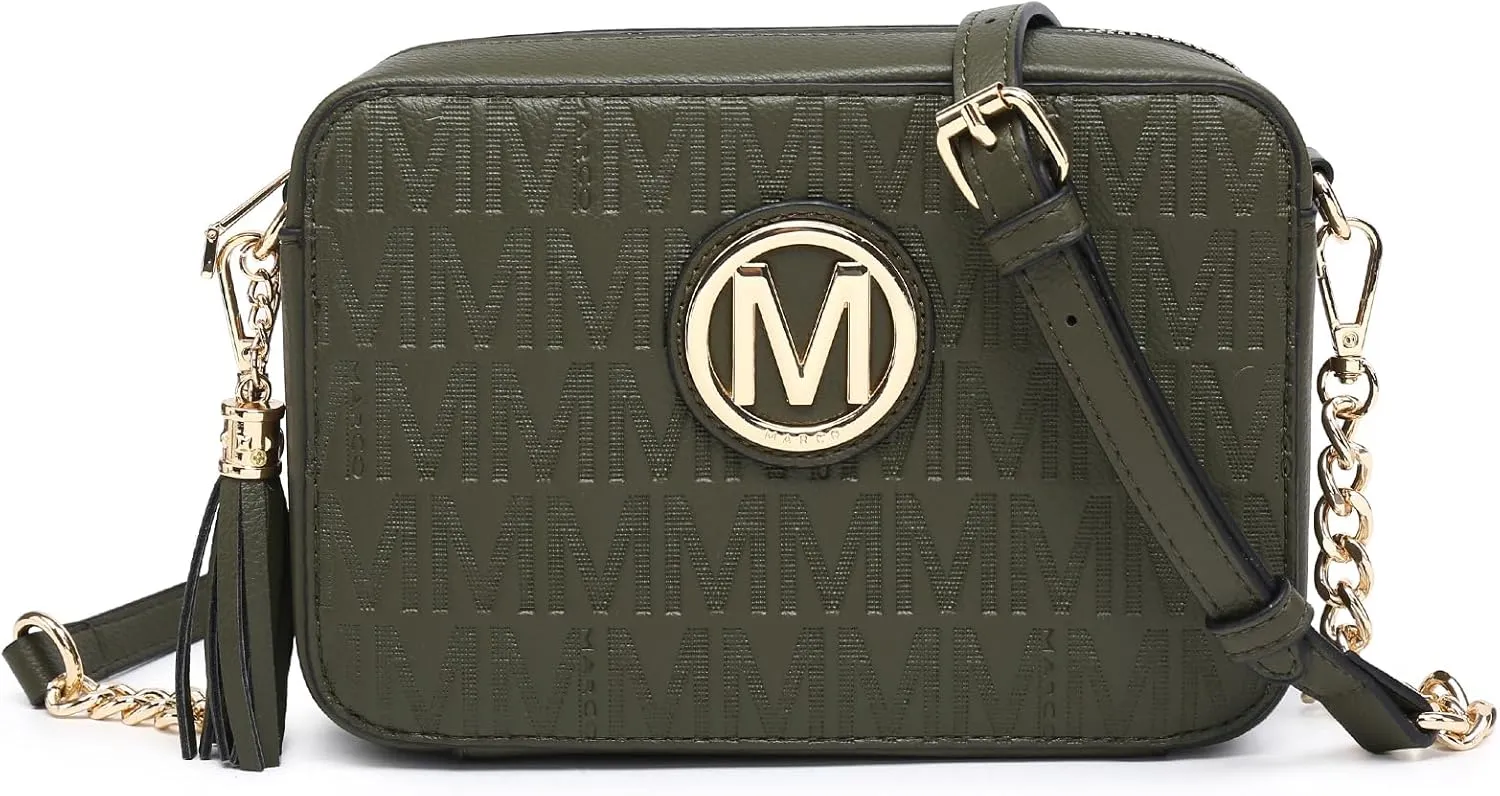 MKP Stylish Lightweight Fashion Crossbody Bag for Women Chic Signature Shoulder Messenger Bag with Tassel Zipper Pocket