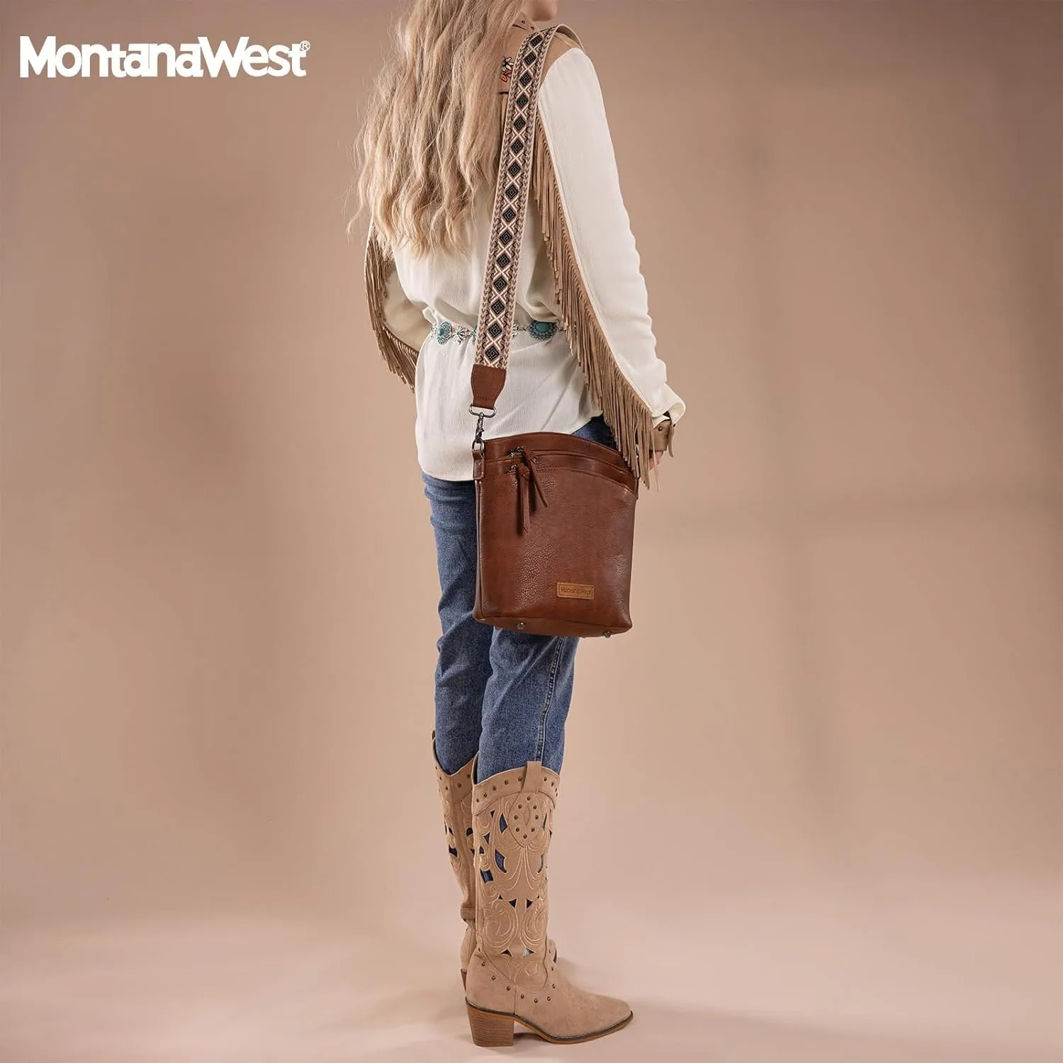 Montana West Crossbody Purses and Handbags for Women Double Compartments Cross Body Bag with Adjustable Strap