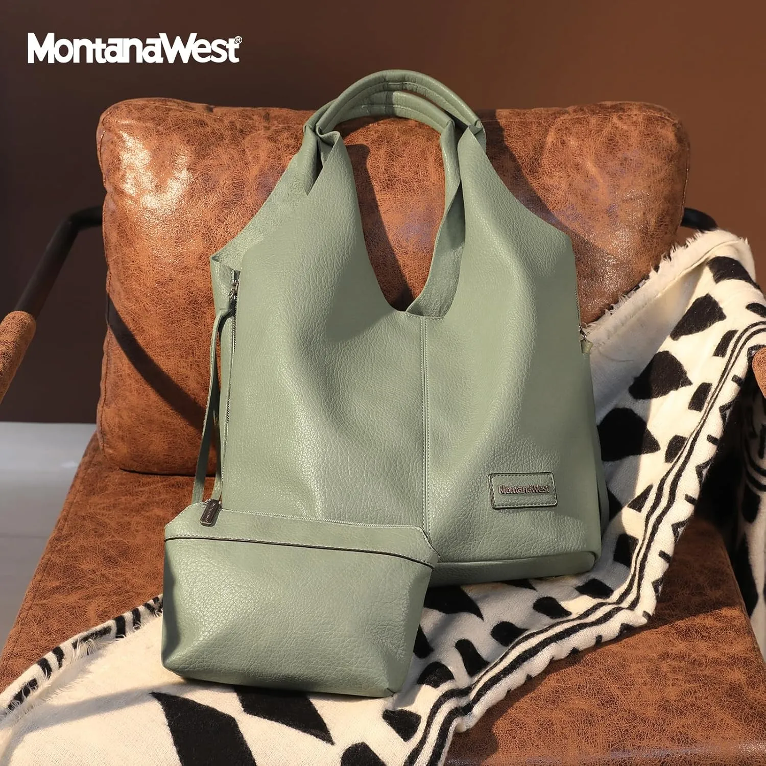 Montana West Slouchy Hobo Bags for Women Soft Designer Shoulder Purses Ladies Top Handle Handbag