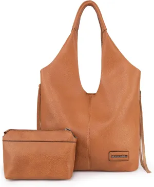Montana West Slouchy Hobo Bags for Women Soft Designer Shoulder Purses Ladies Top Handle Handbag